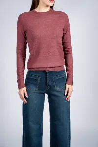 Women Wool Blend Round Neck - Mulberry
