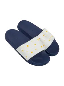 Top Ten Casual Beach Kids-Girls Slide Black/White