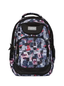 Topten Accessories Ultimate Back To School Backpack Unisex Black/Red