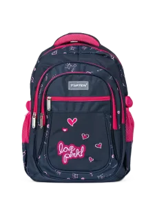Topten Accessories Ultimate Back To School Backpack Unisex Pink/Turquoise
