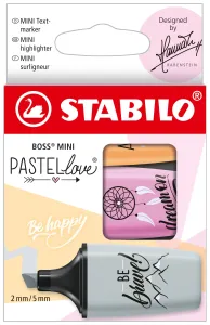 STABILO BOSS MINI Pastellove 2.0 Wallet of 3 Highlighters