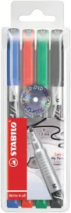 STABILO Write-4-all Permanent Marker medium (M), assorted wallet of 4