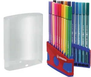 STABILO Pen 68 ColorParade Felt-Tip Pens Set of 20 Colors