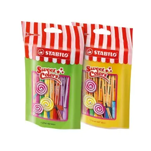 STABILO point 88 + Pen 68 Sweet Colors 12-Pen Set