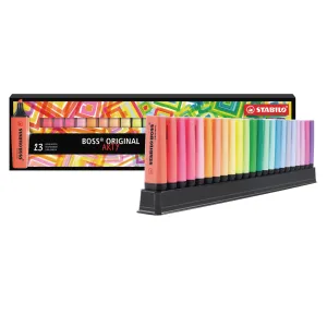 STABILO BOSS ORIGINAL ARTY Desk Set of 23 Colors
