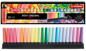 STABILO BOSS ORIGINAL ARTY Desk Set of 23 Colors