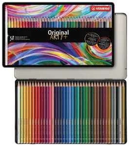 STABILO Original Colored Pencils ARTY+ Metal Box of 38 Colors