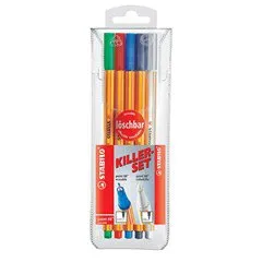 STABILO point 88 Erasable Set Wallet of 5