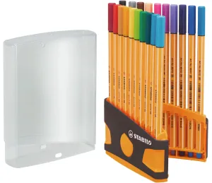 STABILO point 88 ColorParade Fineliners Set of 20 Colors