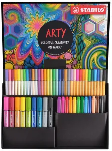 STABILO ARTY Creative Set 55 Pens, 5 Tip Styles