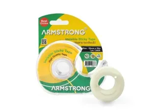 Invisible Tape (PP CORE) 18mmx15M 1x2 Pack