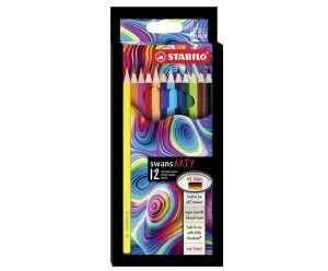 STABILO Swans ARTY Colored Pencils Set of 12