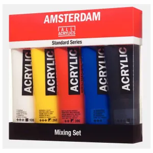 Amsterdam Acrylics Mixing Set 5x120ml