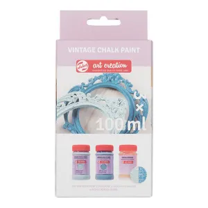 Talens Art Creation Vintage Blue Chalk Set 2 Pieces + Bonus