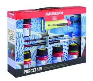Amsterdam Acrylics Porcelain Paint Starter Set