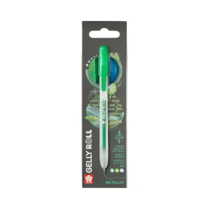 Sakura Gelly Roll Metallic Retractable Gel Pens, 3-Pack Blue-Green-Emerald 1 Set