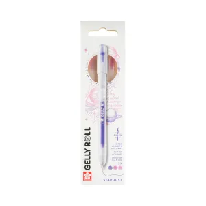 Sakura Gelly Roll Stardust Retractable Glitter Gel Pens, 3-Pack Pink-Rose-Purple 1 Set