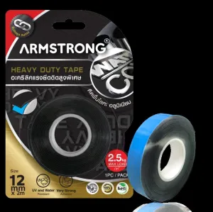 Double Sided Acrylic Foam tape 12mmx2mx0.8mm Black