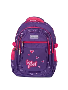 Topten Accessories Ultimate School Backpack Unisex Purple/Pink