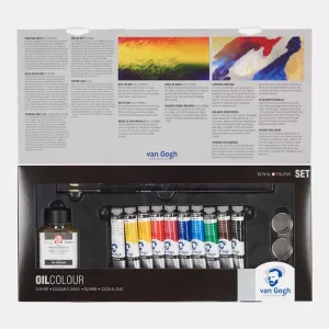 Van Gogh Oil Colour Advanced Set 10 × 20 ml + Accessories