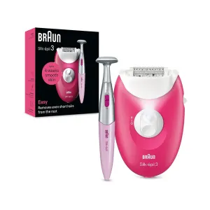 Braun Silk-épil 3 Non-Stop Corded Epilator Pink