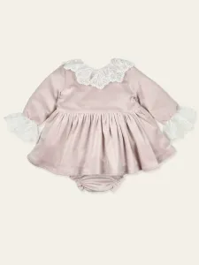 Mac ilusion Admirar Velvet dress- Pink