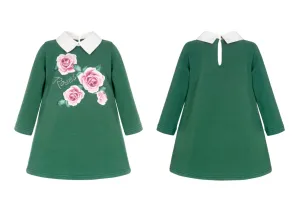 Balloon Chic Green Dress-