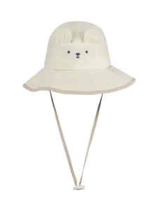 Oil And Gaz Stylish Kids Beach Bucket Hat Light Beige