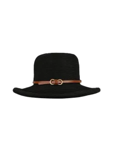 Oil And Gaz Stylish Women Beach Straw Hat Black