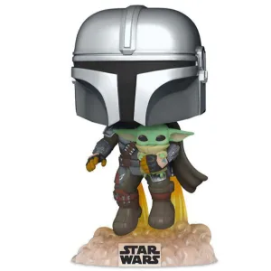 Pop! Tv: The Mandalorian - Mando Flying w/Jet