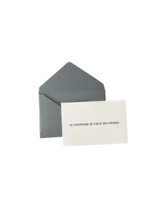 Je Confesse, Je Veux Tes Fesses