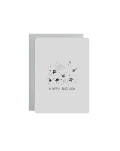Shooting Stars Birthday Greeting Card