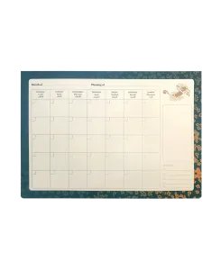 Cornucopia Monthly Perpetual Planner With Pink Foil