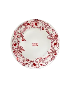 Poppy Red Regular Plates Set Of 4