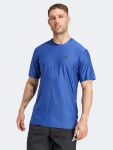 Adidas Essentials Stretch Men Training T-Shirt Semi Blue/Black