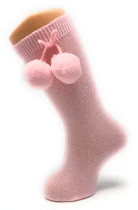POM-POM socks- pink