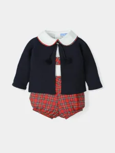 Mac ilusion Christmas 3 pcs white collar set-