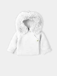 Mac ilusion Fur cross jacket- Blanco