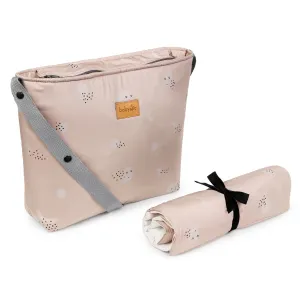 ON-THE-GO stroller bag + changing mat- Pink