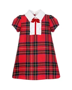 Balloon Chic Christmas white collar dress-