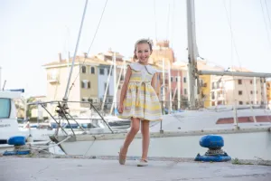 Meraki yellow dress + headband