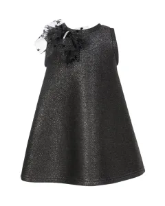 Balloon Chic shiny black dress-