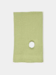 Mac ilusion Sutileza pompom blanket- Green