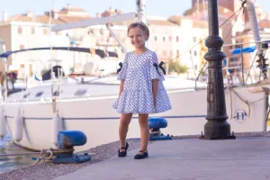 Meraki navy & white dress-