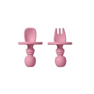 Saro Anti-choking initiation cutlery- Blossom