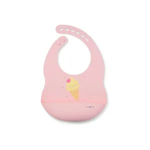 Saro Party ice cream Bib- Pink