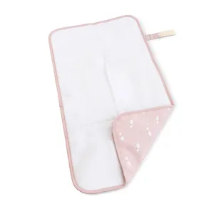Saro Baby Changing Mat- Dusty Pink