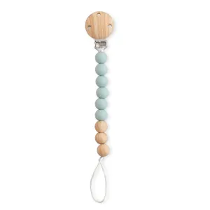 Saro Baby Woody Pacifier Chain- Blue