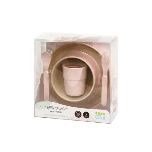 Saro Baby Nordic Feeding Set- Pink