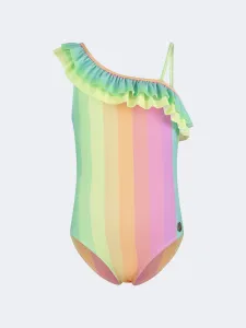 Oil And Gaz Colorful Kids-Girls Beach Monokini Multi Color